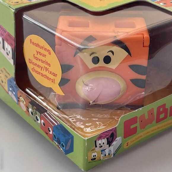 CuBee Disney Store Tigger Stackable Musical Friends Cubes Takara Vintage - Picture 1 of 13